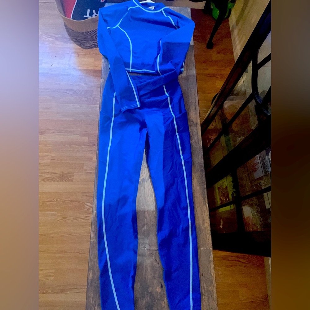 PureLux Fabletics leggings and matching top